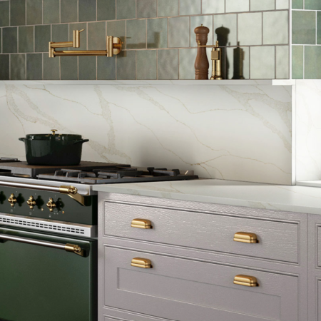 MSI Quartz - Calacatta Elysio Kitchen View