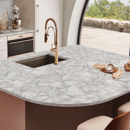 MSI Quartz - Calacatta Ocellio Ktichen View