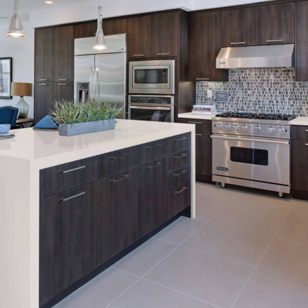 MSI Quartz - Perla White Kitchen View